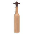 14.5" Chateau Wine Bottle Natural Salt Mill